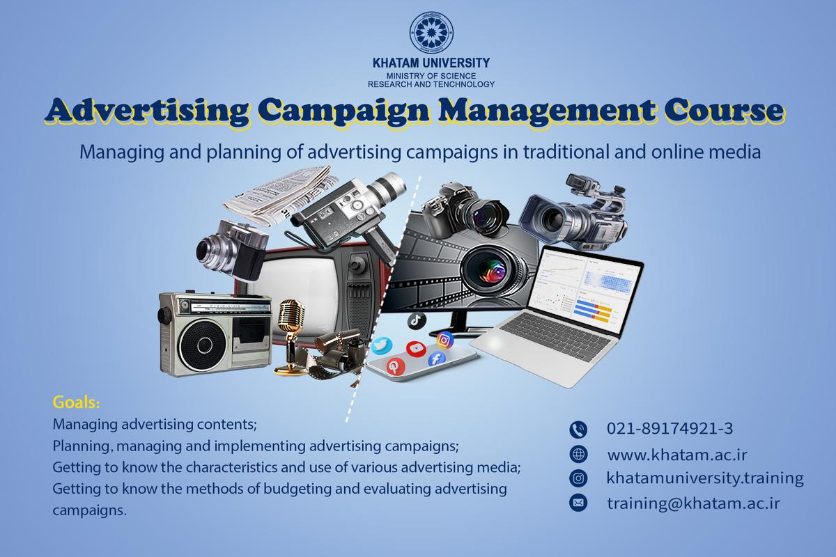 The First Advertising Campaign Management Course to Be Held at Khatam University